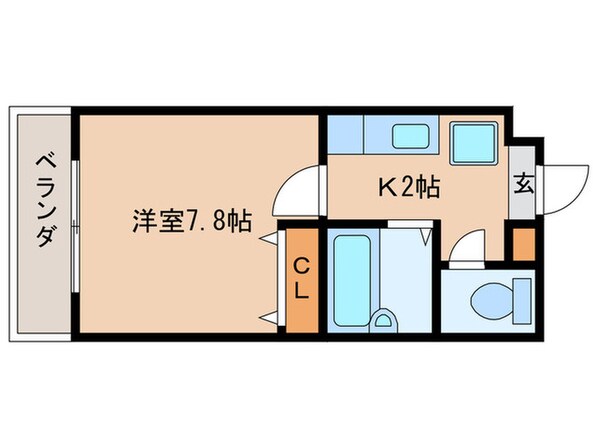 サンセール加藤の物件間取画像